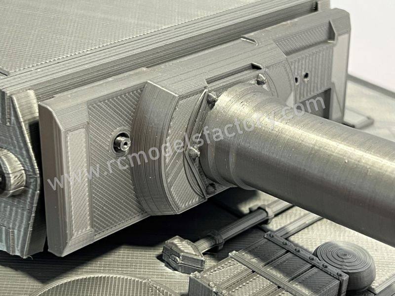 RC tank Tiger H1 3D printed scale 1/16 .STL