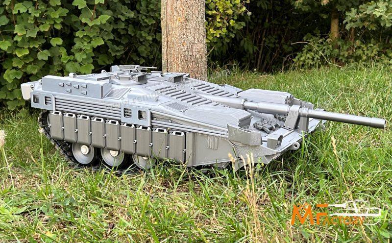 RC tank Stridsvagn 103C STRV 103C 3D printed scale 1/10 .STL