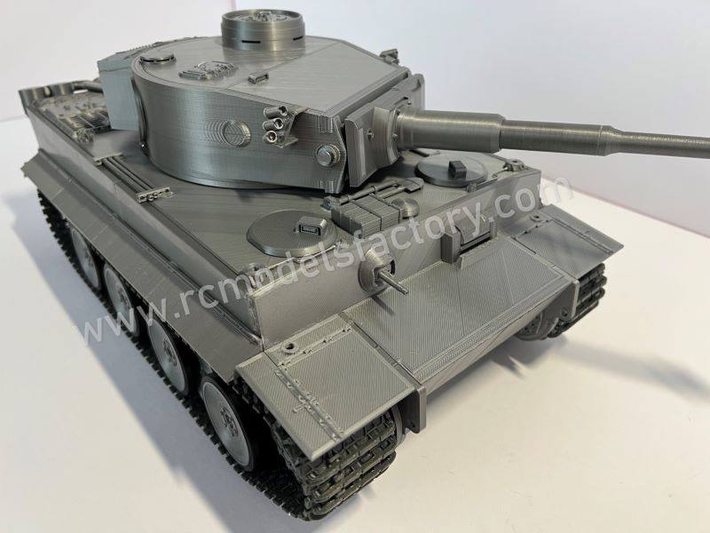 RC tank Tiger H1 3D printed scale 1/16 .STL