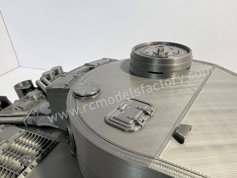 RC tank Tiger H1 3D printed scale 1/16 .STL