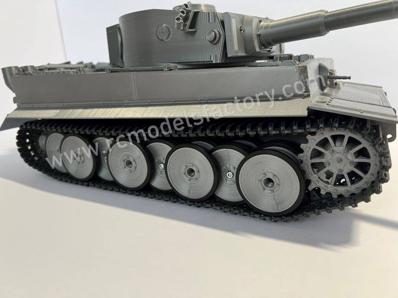 RC tank Tiger H1 3D printed scale 1/16 .STL