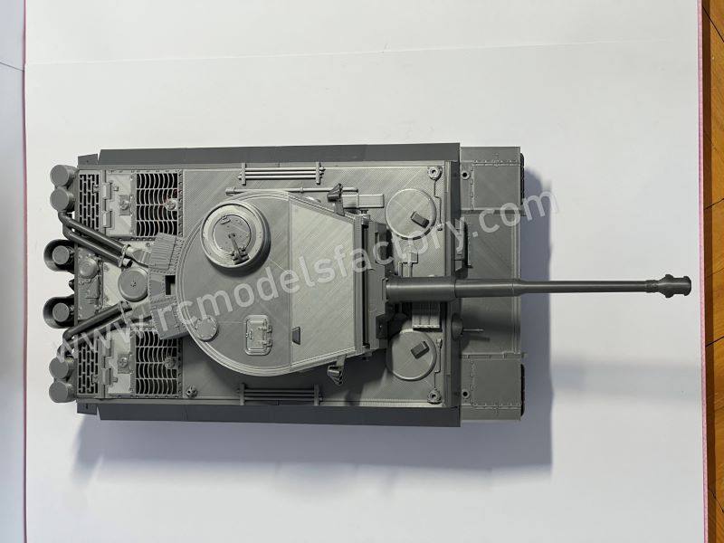 RC tank Tiger H1 3D printed scale 1/16 .STL