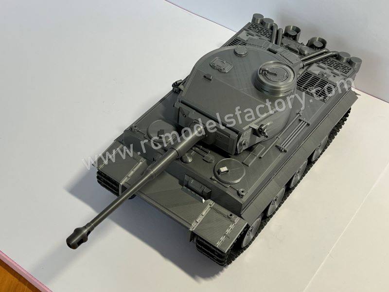 RC tank Tiger H1 3D printed scale 1/16 .STL