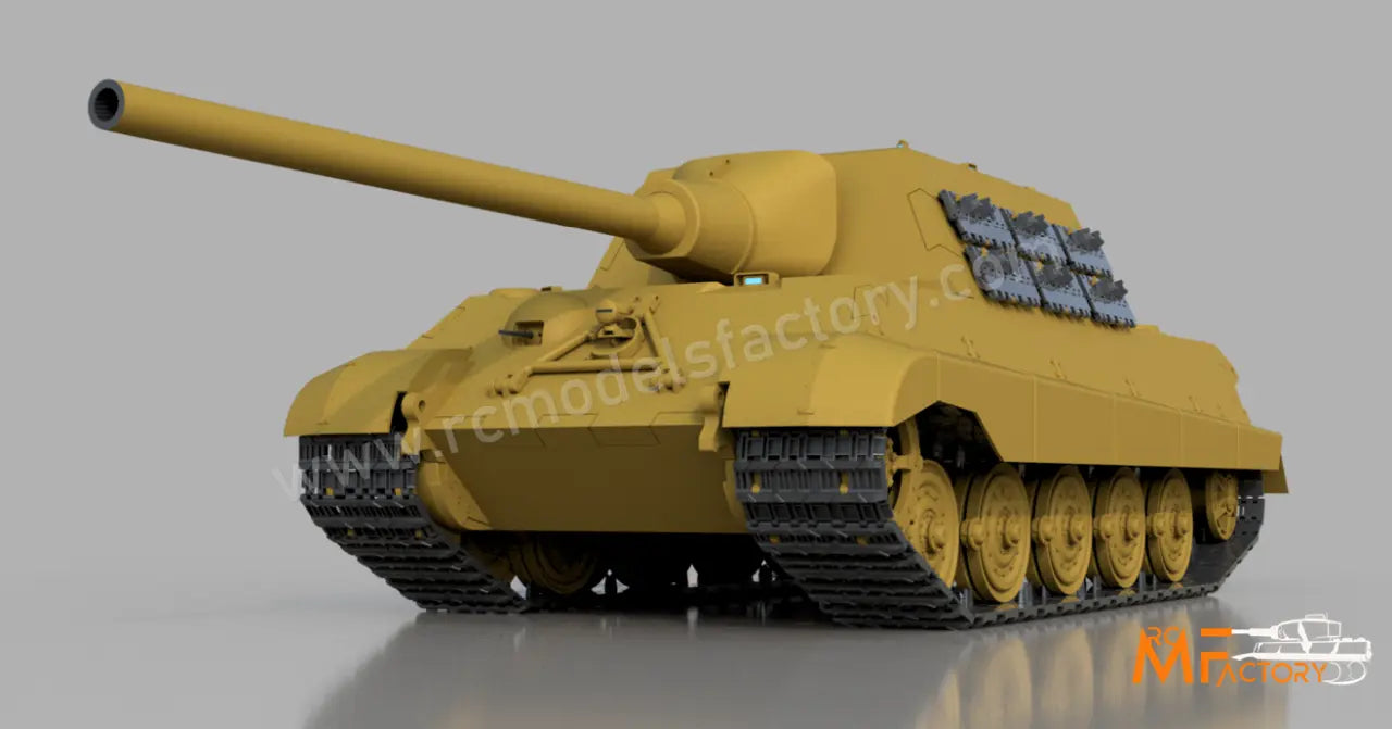 RC tank Jagdtiger B 3D printed scale 1/10 .STL